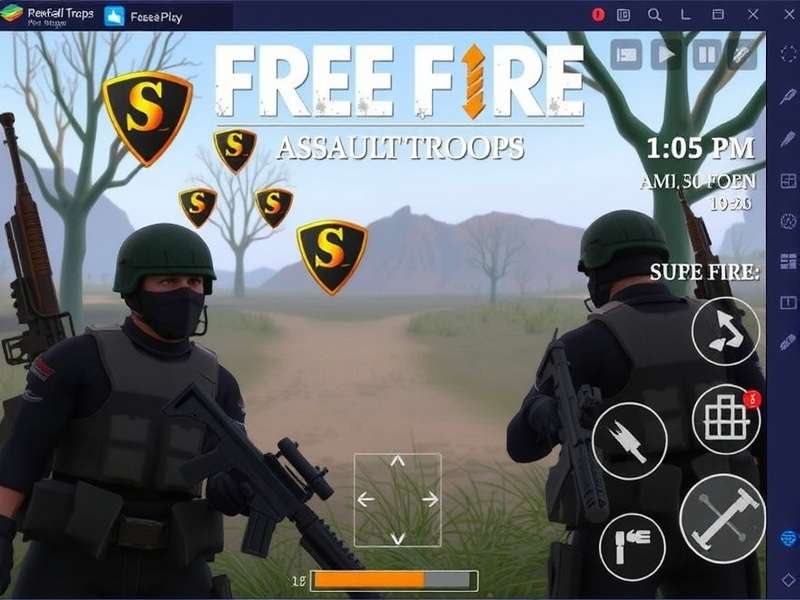 Intense combat in Free Fire Assault Troops Free Fire Assault Troops Gameplay